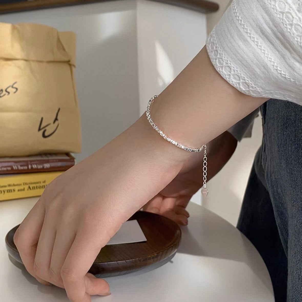 shimmer line bracelet