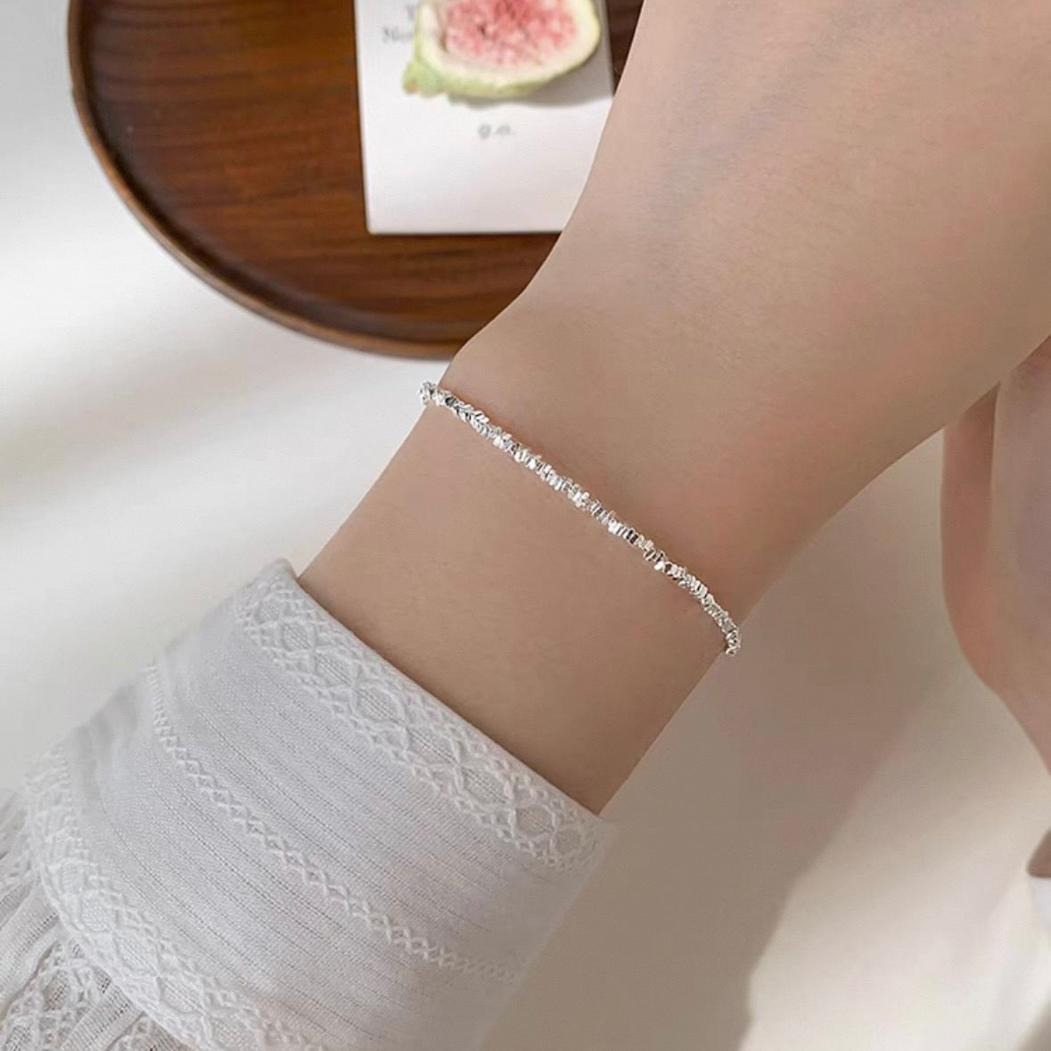 shimmer line bracelet