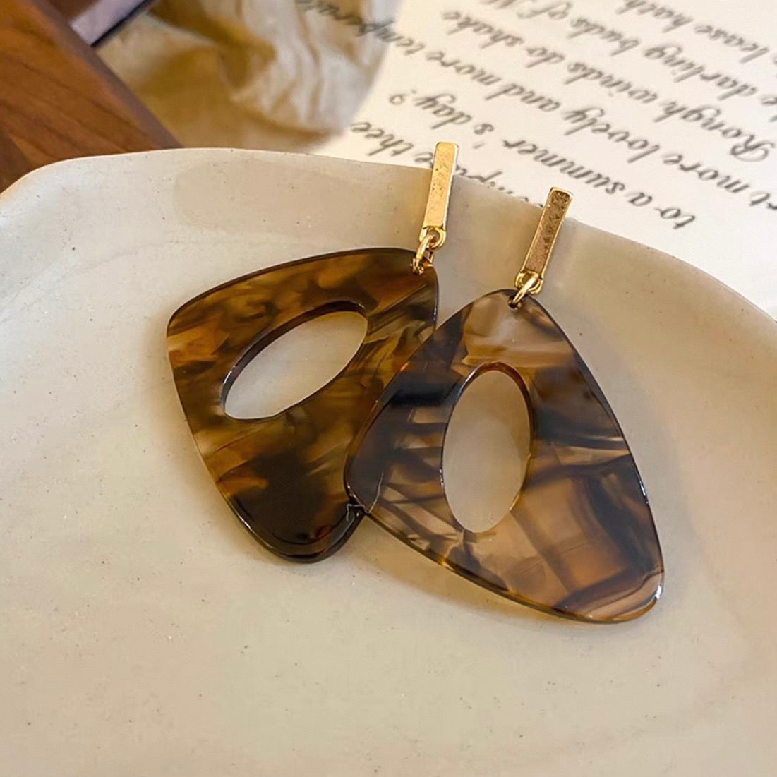 tortoise drop pierce