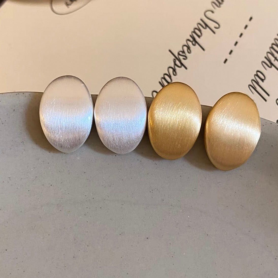 oval matte pierce