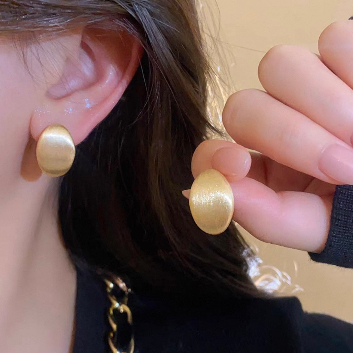 oval matte pierce