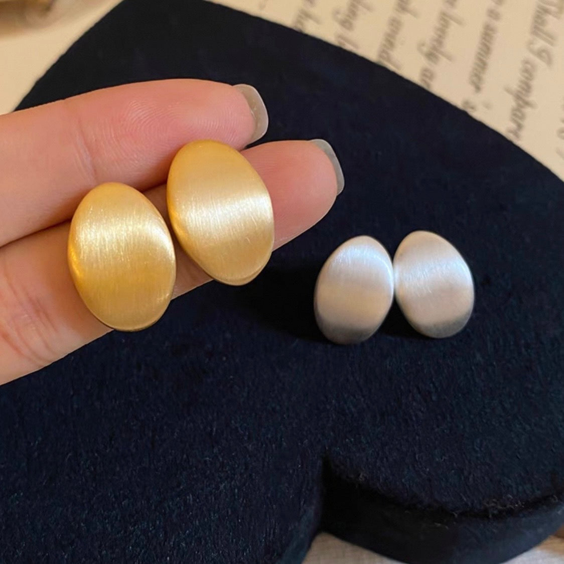 oval matte pierce