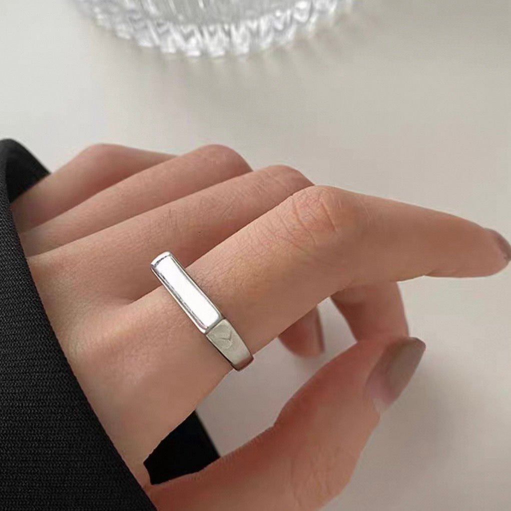 modern flat ring