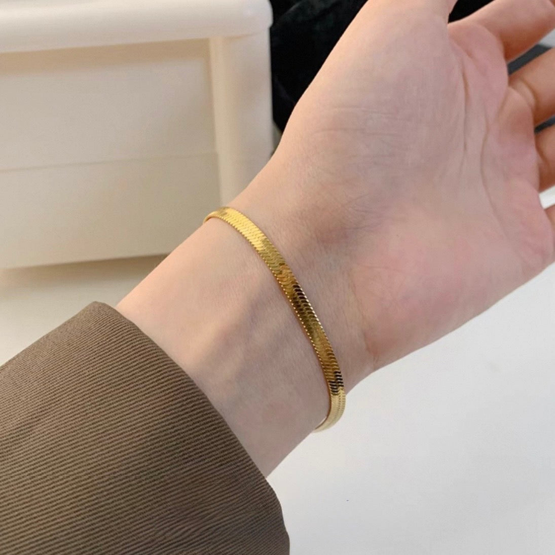snake chain bracelet