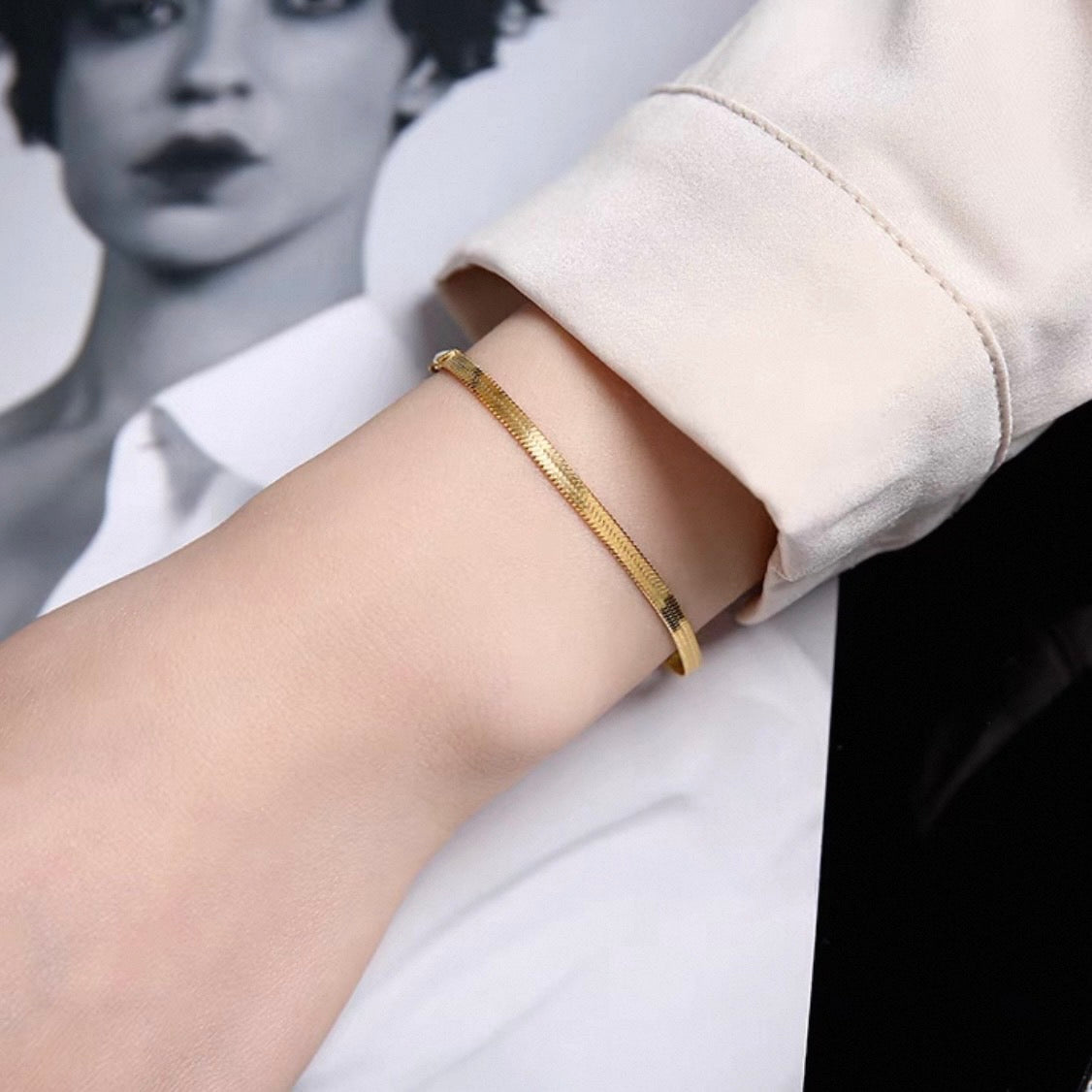 snake chain bracelet