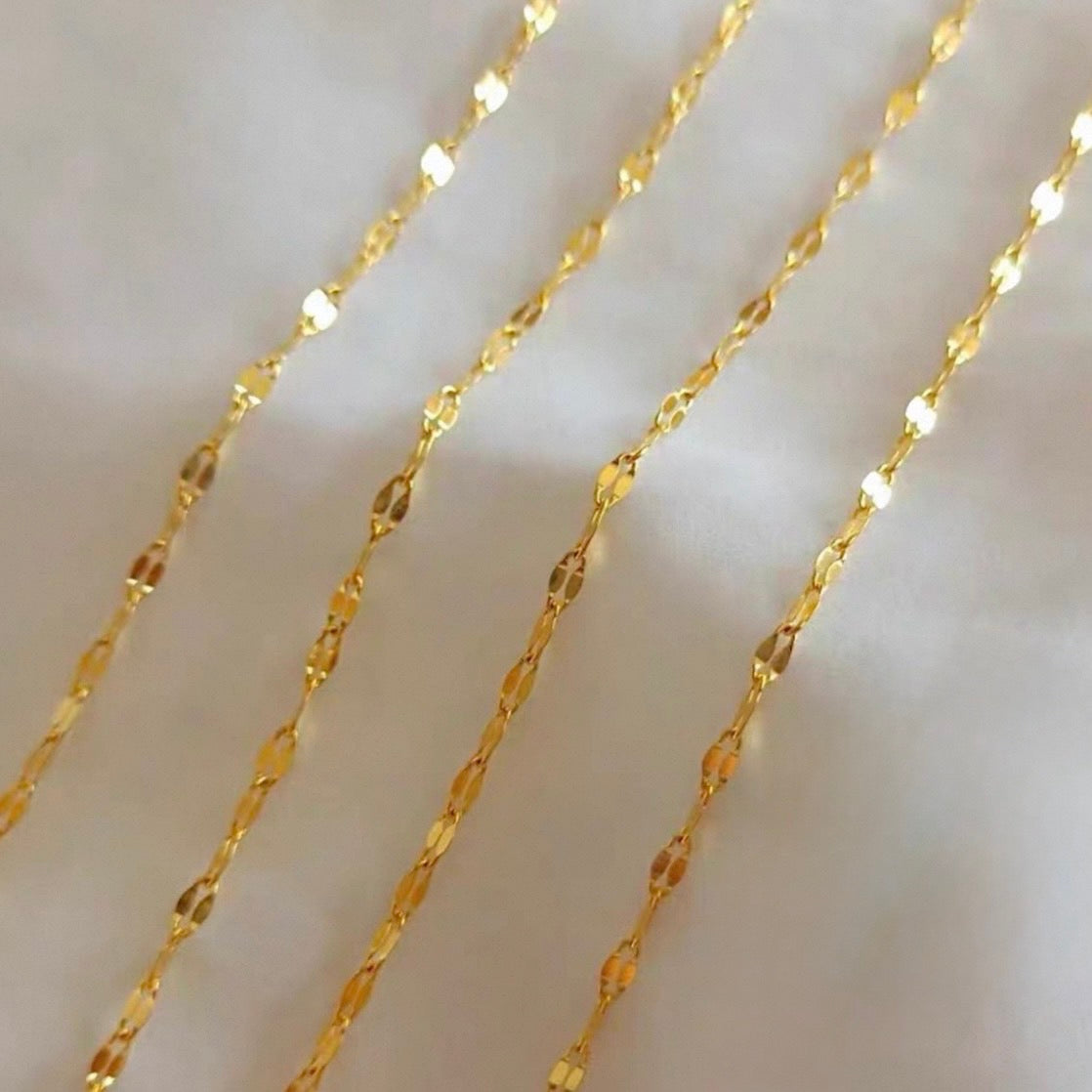 leaf chain necklace