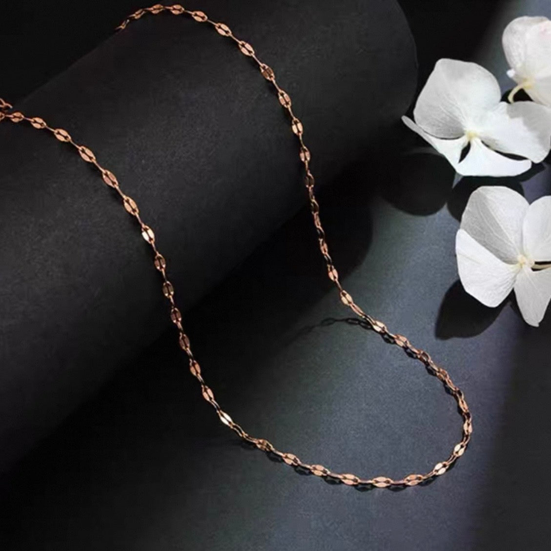 leaf chain necklace