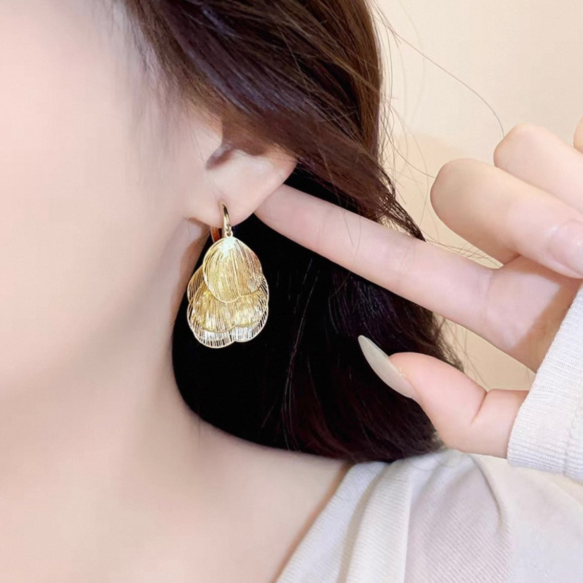 layered petal pierce