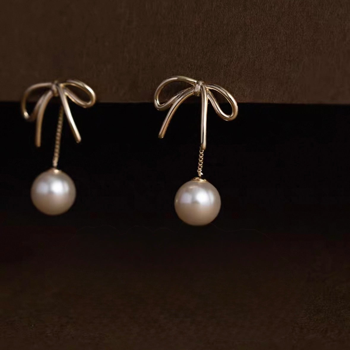 ribbon pearl pierce