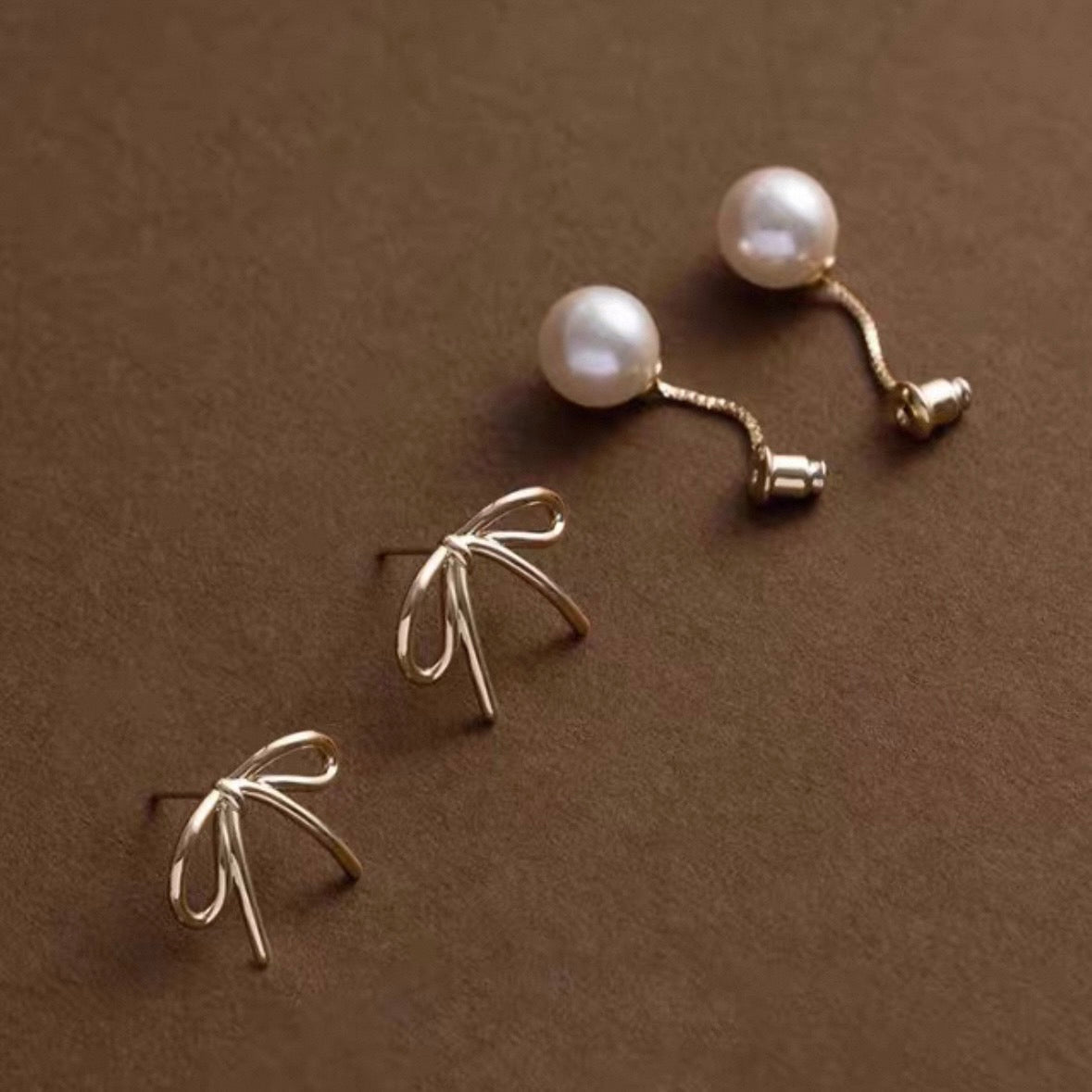 ribbon pearl pierce