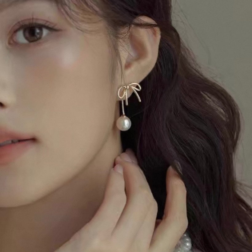 ribbon pearl pierce