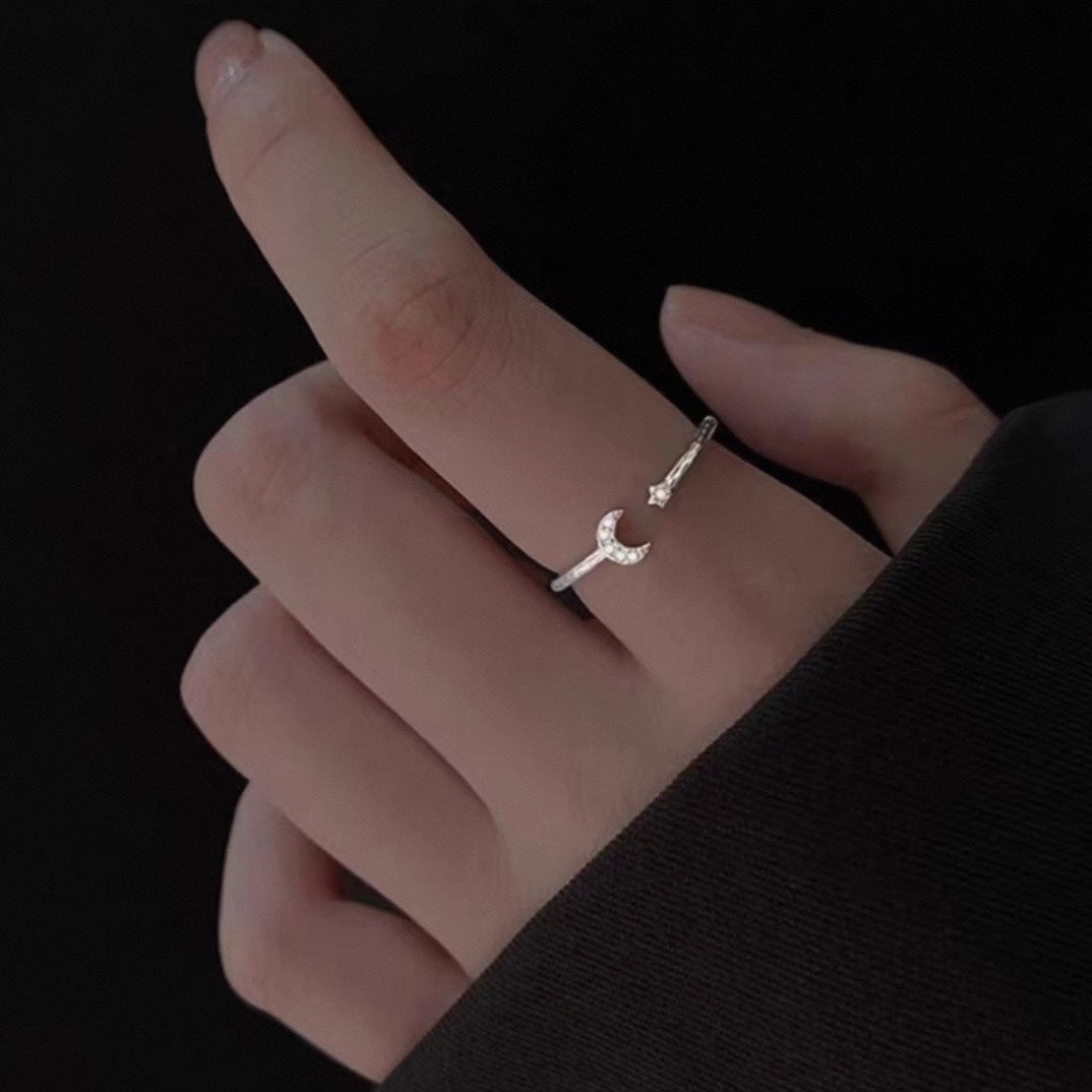 moon & star ring