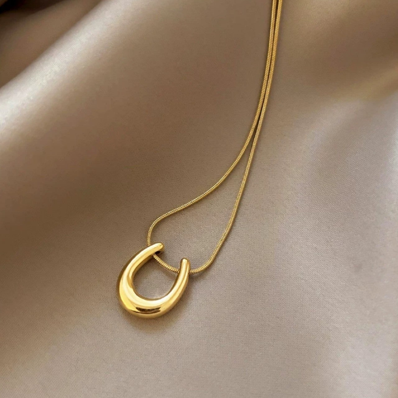 horseshoe necklace