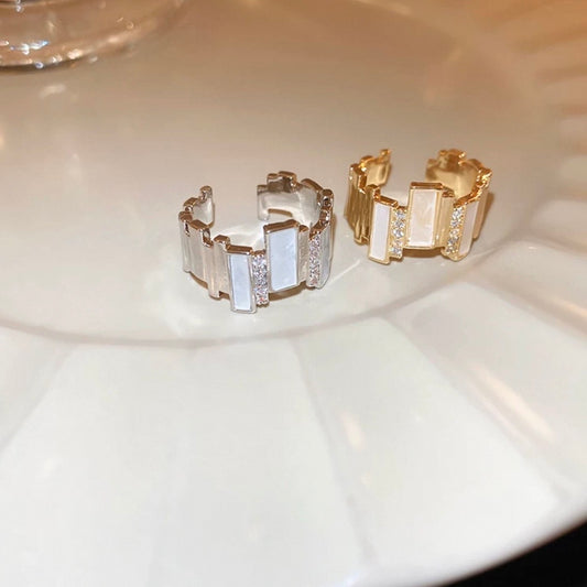 shiny panel ring