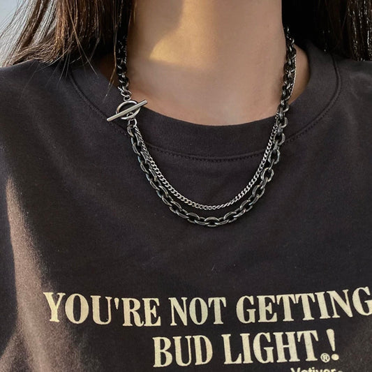 double chain necklace