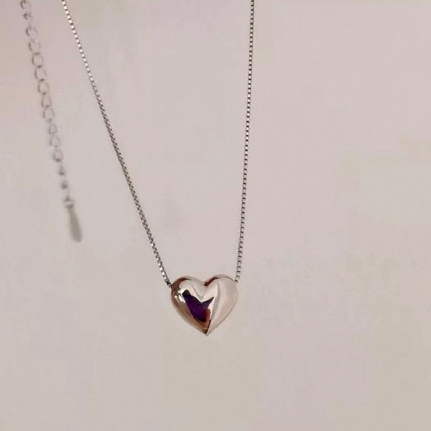 mini heart necklace