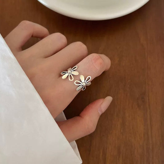 two flower ring