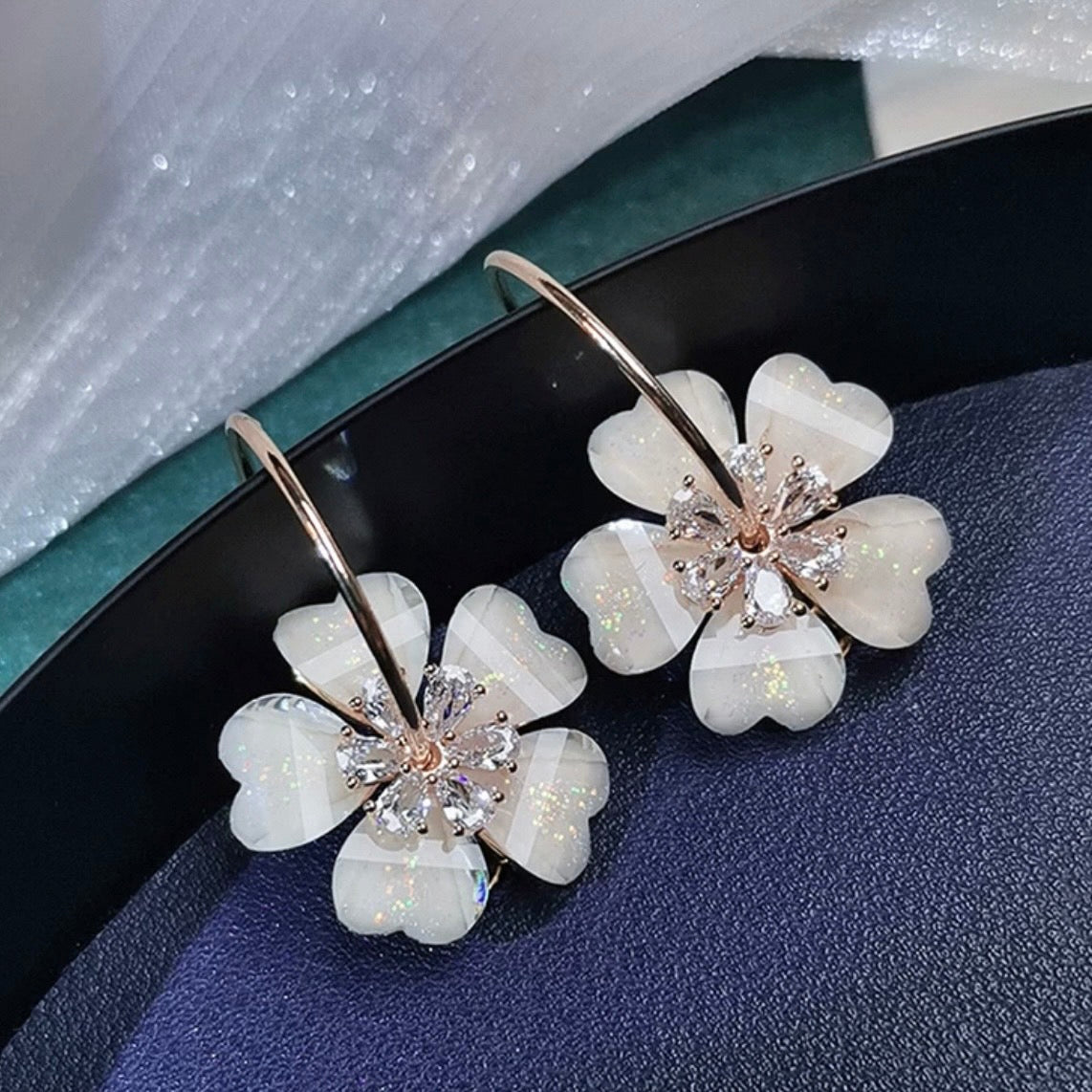 flower hoop pierce