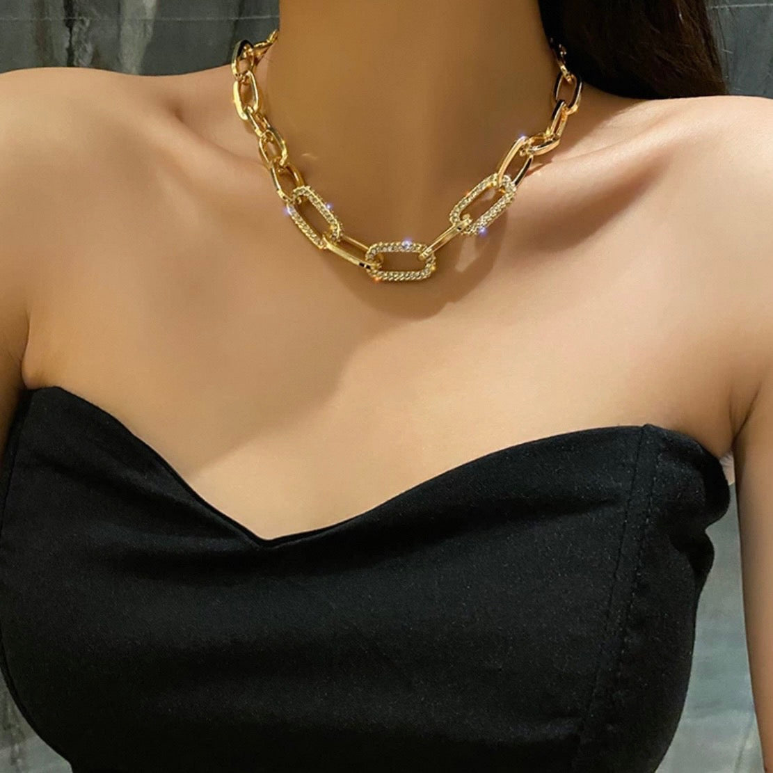 big gold chain necklace