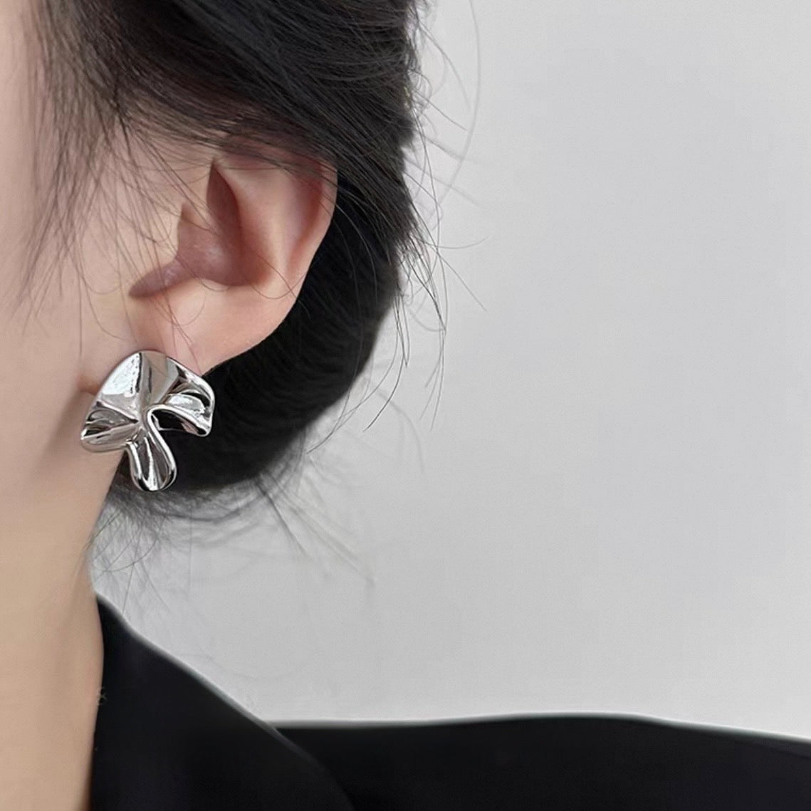 1372 ブラックアス 個性的 モード系 イヤリング 大ぶり PIERCE オフスプリング(OFFSPRING) ピアス I Georg Jensen