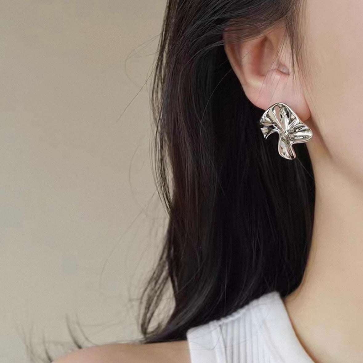 1372 ブラックアス 個性的 モード系 イヤリング 大ぶり PIERCE オフスプリング(OFFSPRING) ピアス I Georg Jensen