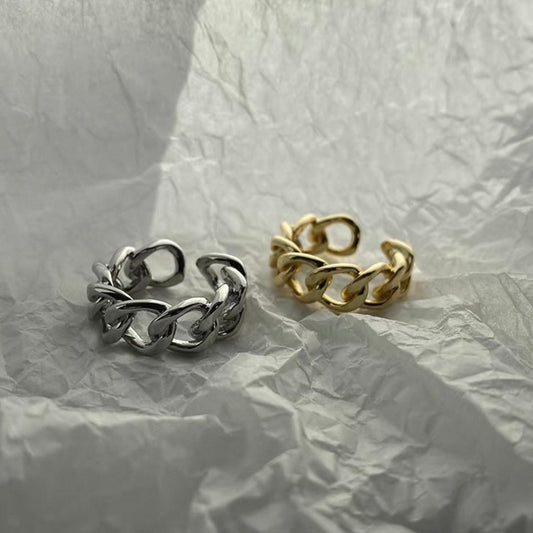bold chain ring