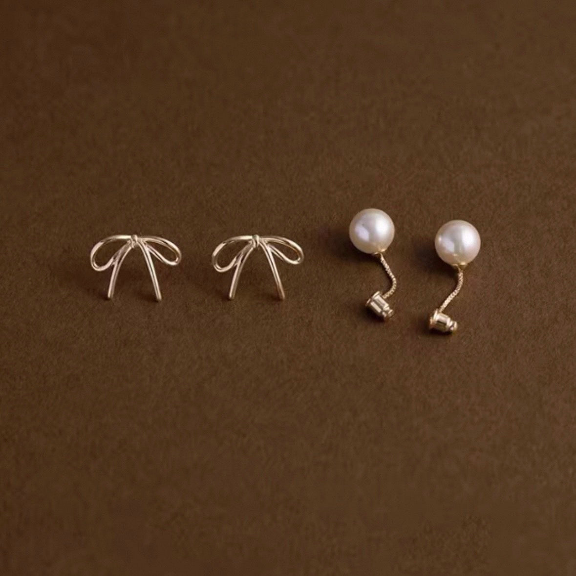 ribbon pearl pierce