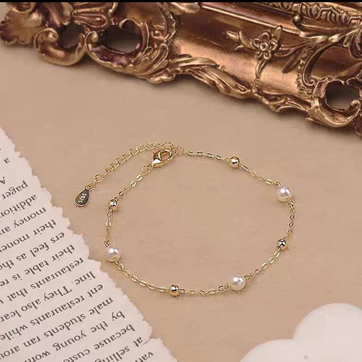 twinkle pearl bracelet