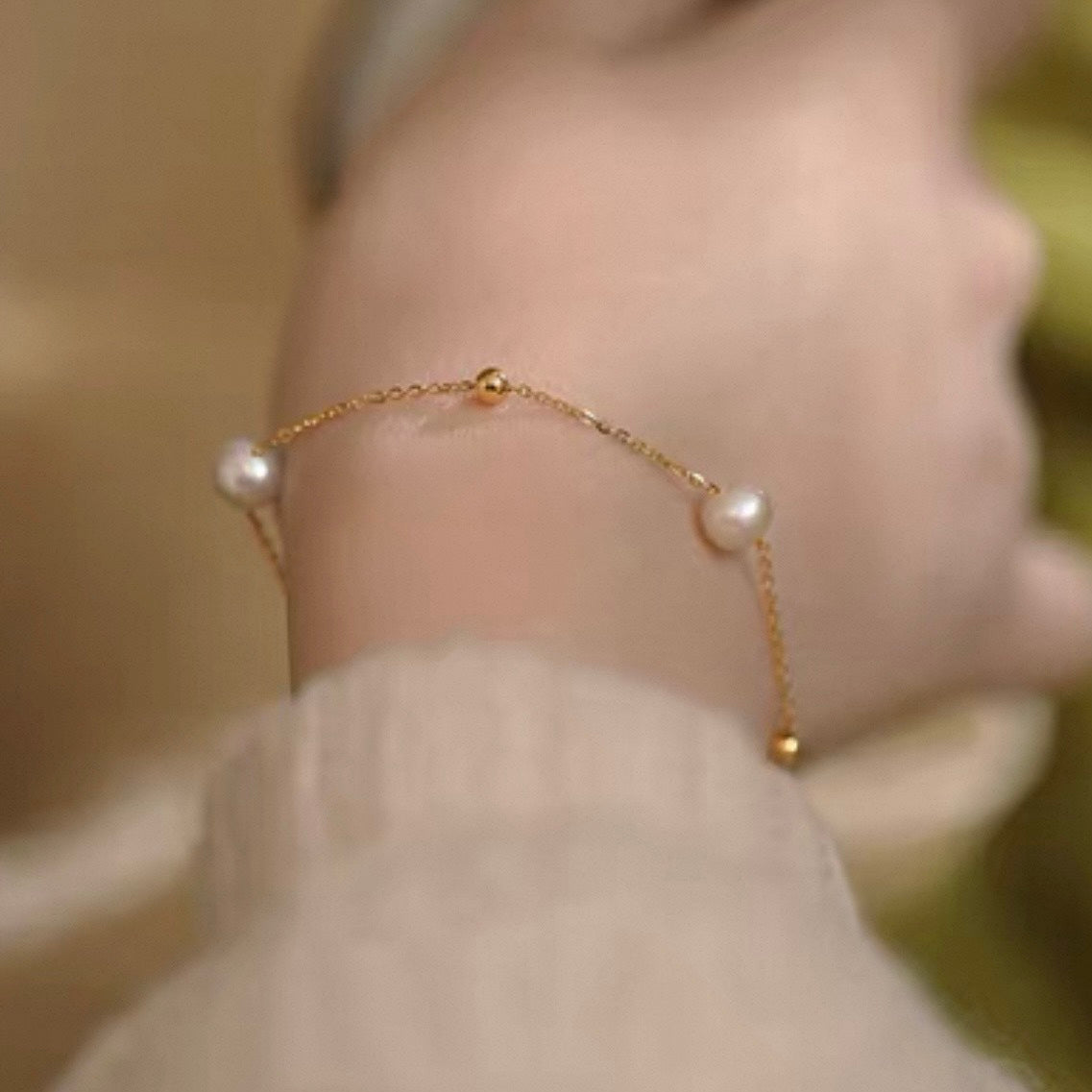 twinkle pearl bracelet