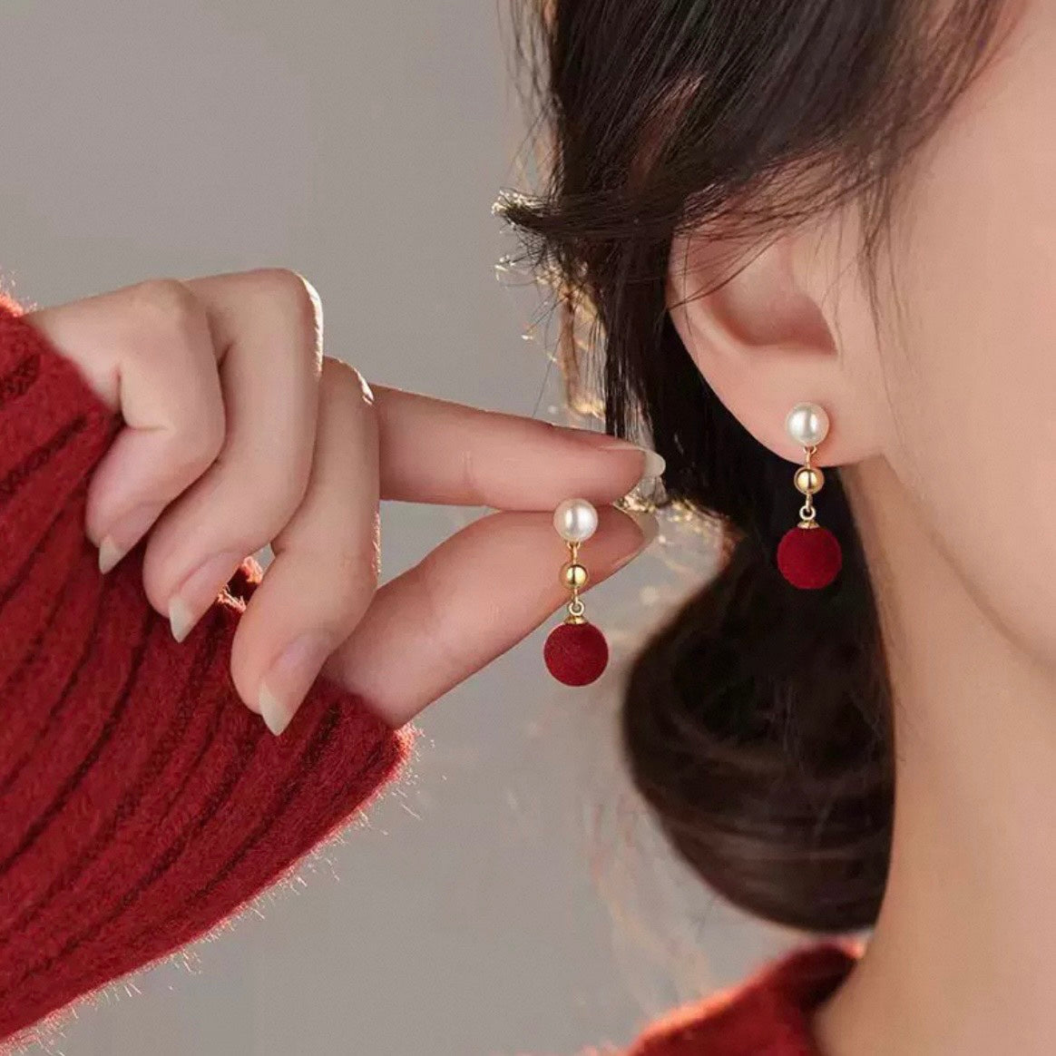 velvet rouge ball pierce