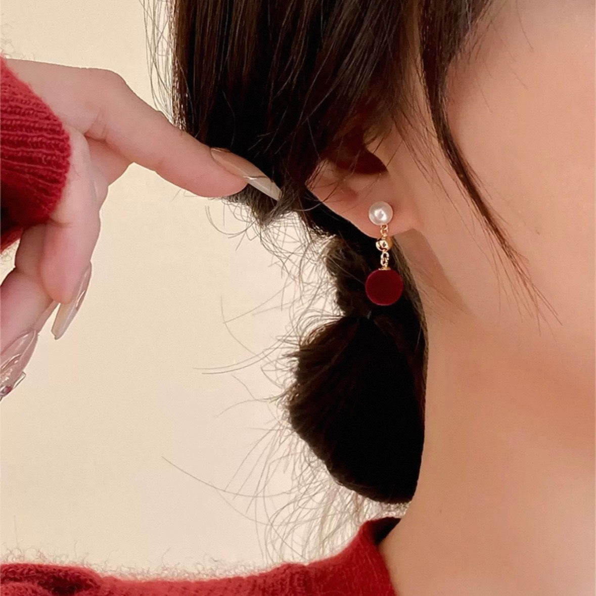 velvet rouge ball pierce