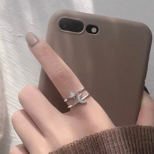 moon & star ring