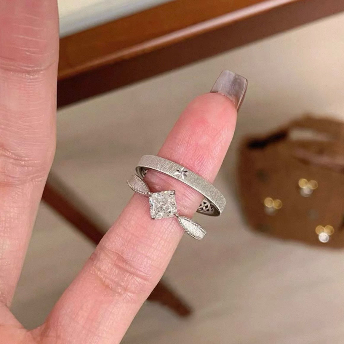 antique crown ring