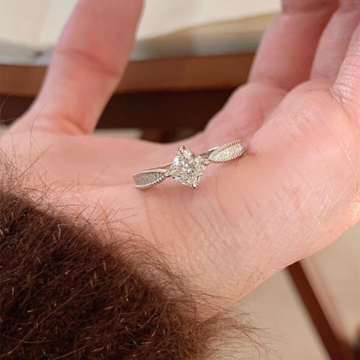 antique crown ring