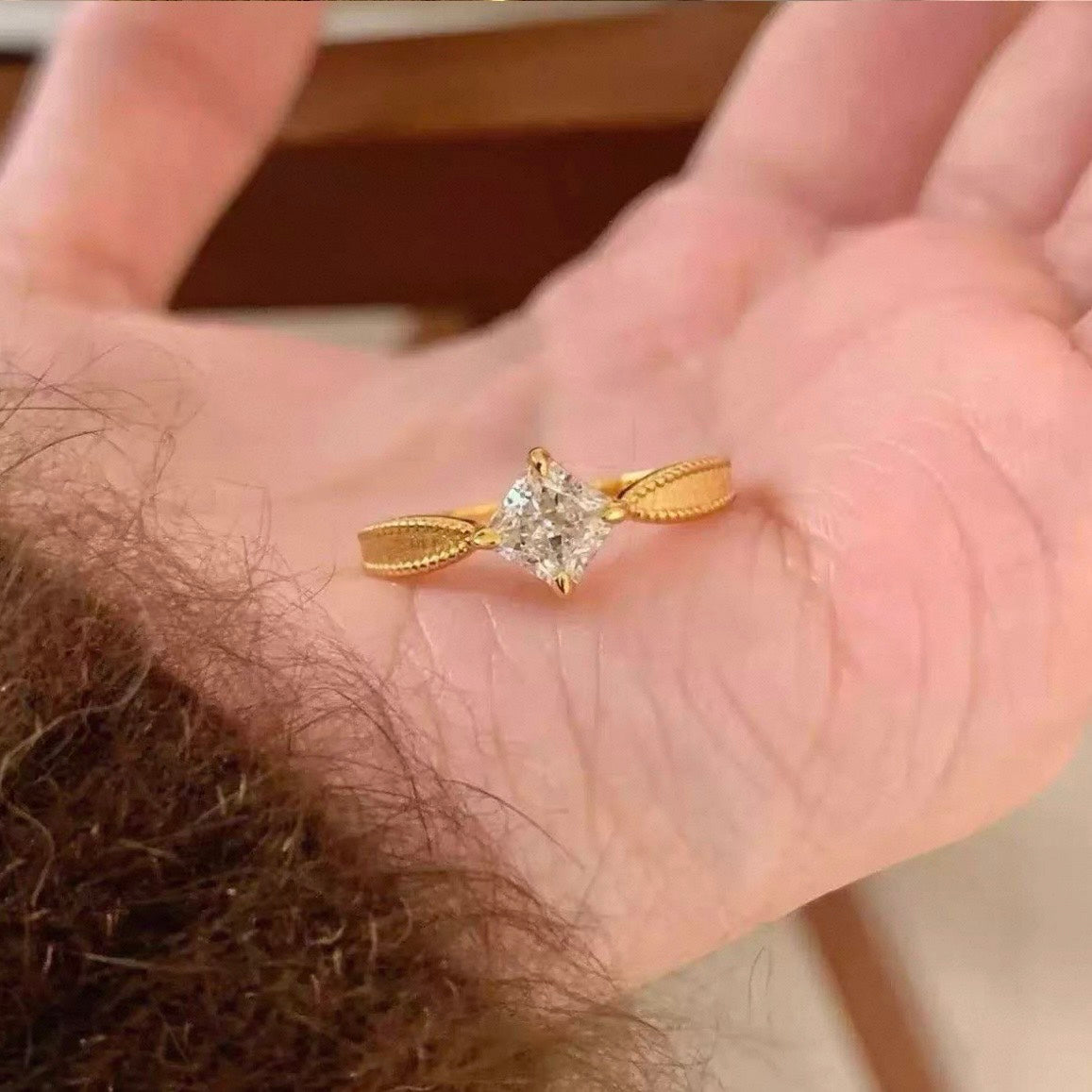 antique crown ring