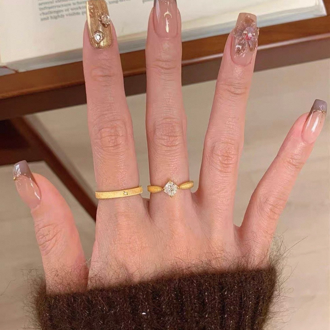 antique crown ring