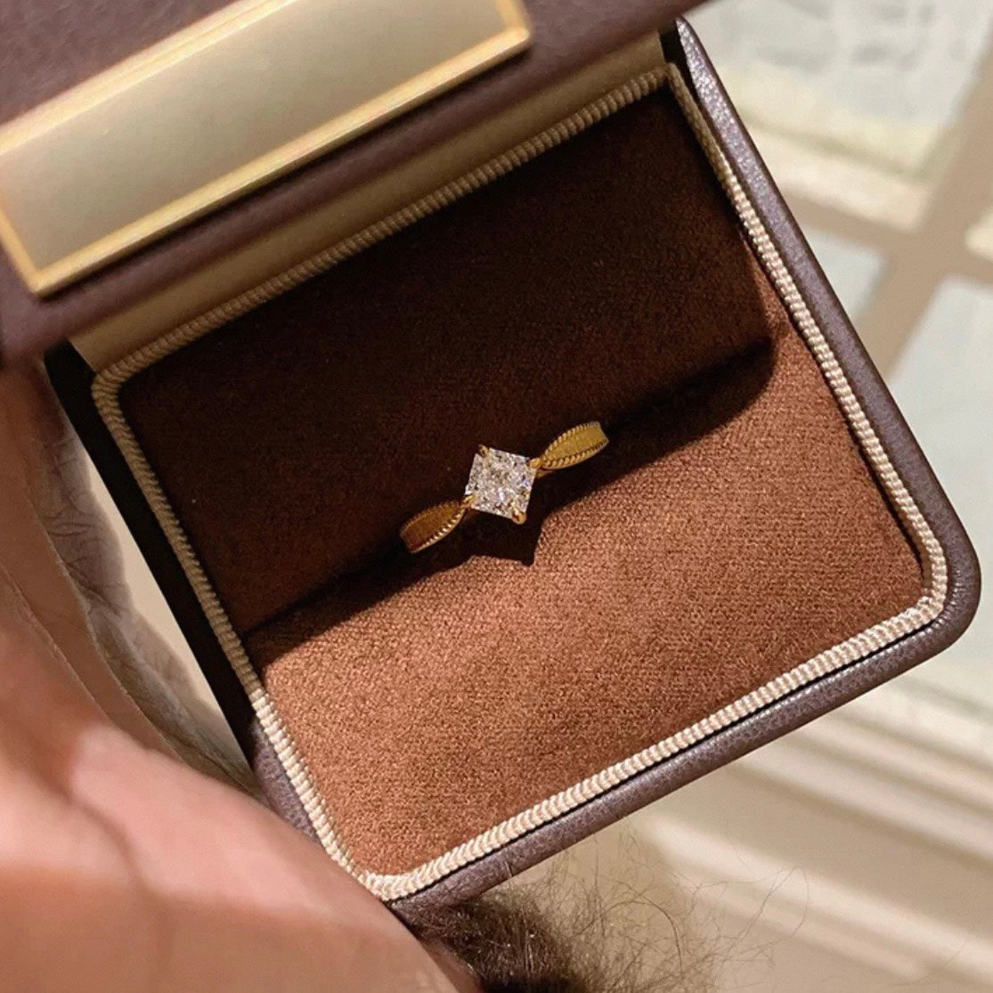 antique crown ring
