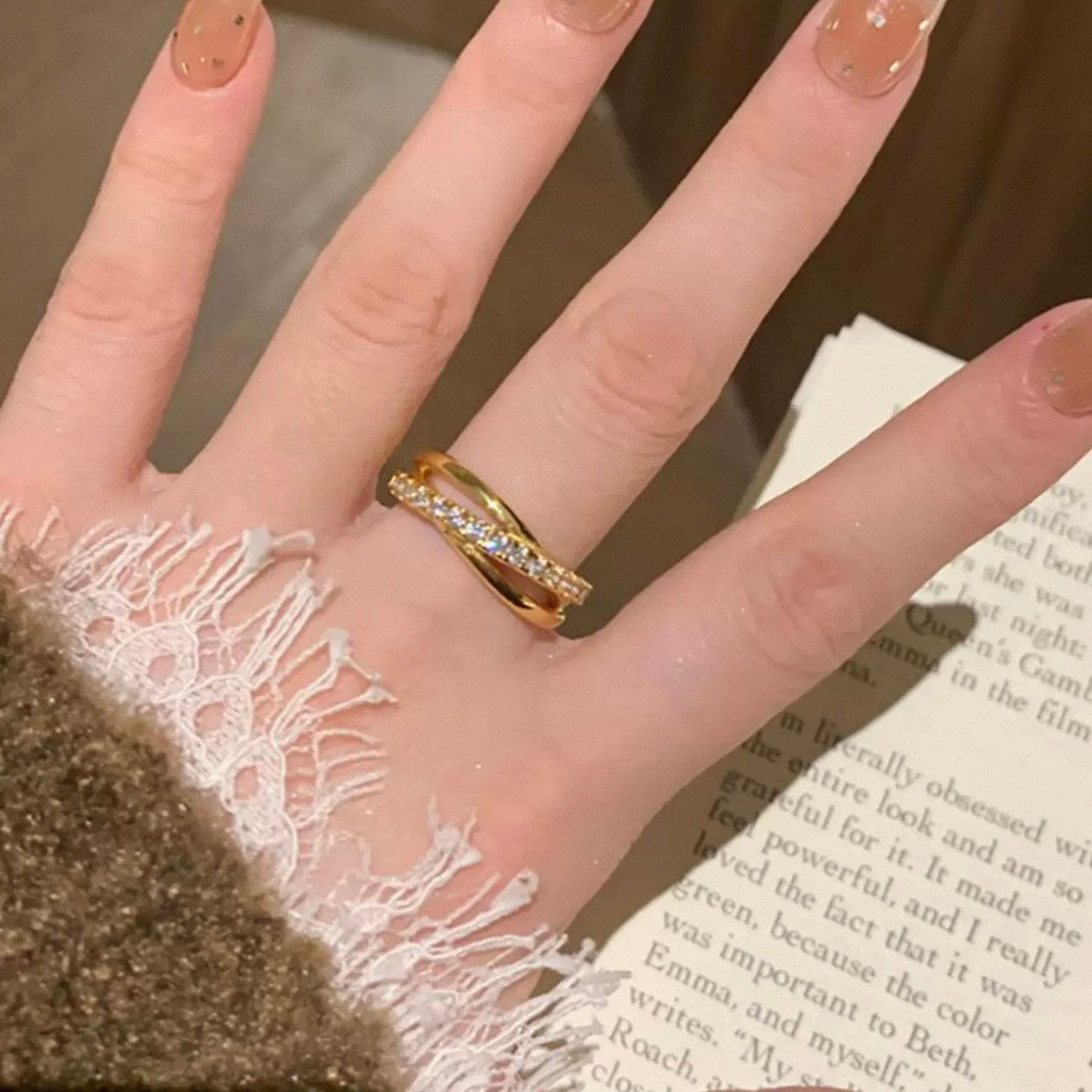 cross shine ring – aile