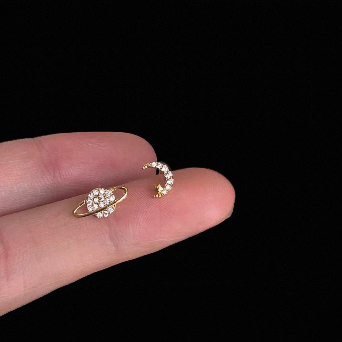 moon & planet pierce