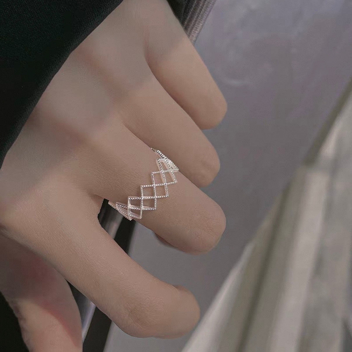 diamond frame ring