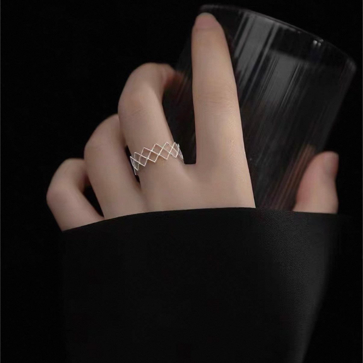 diamond frame ring