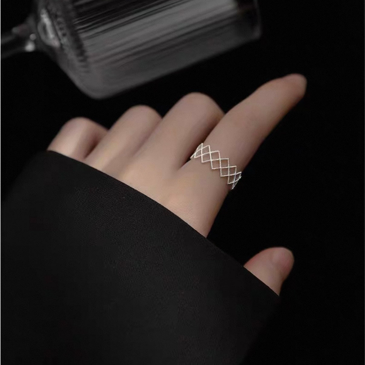 diamond frame ring