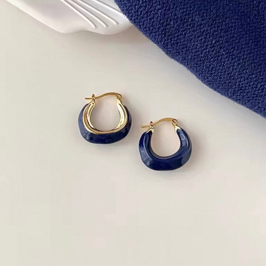 color drop hoop pierce