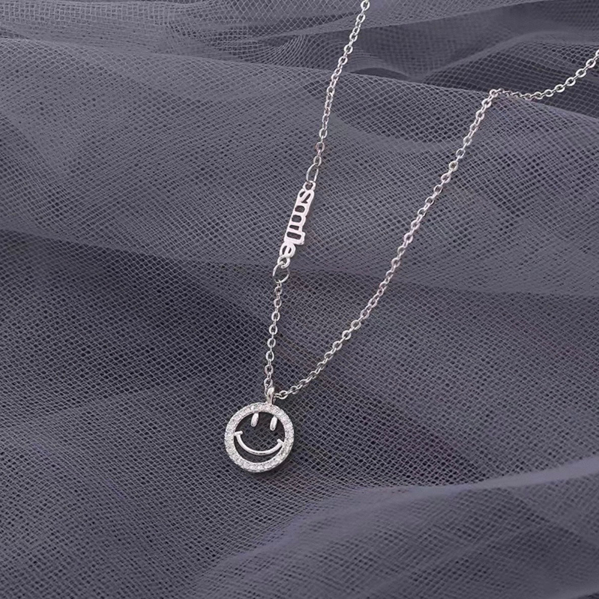 smile halo necklace
