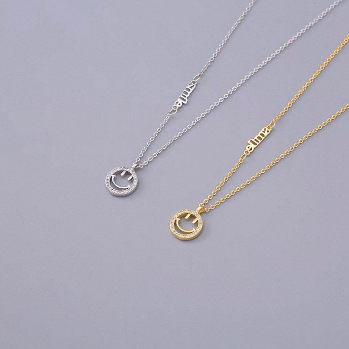 smile halo necklace
