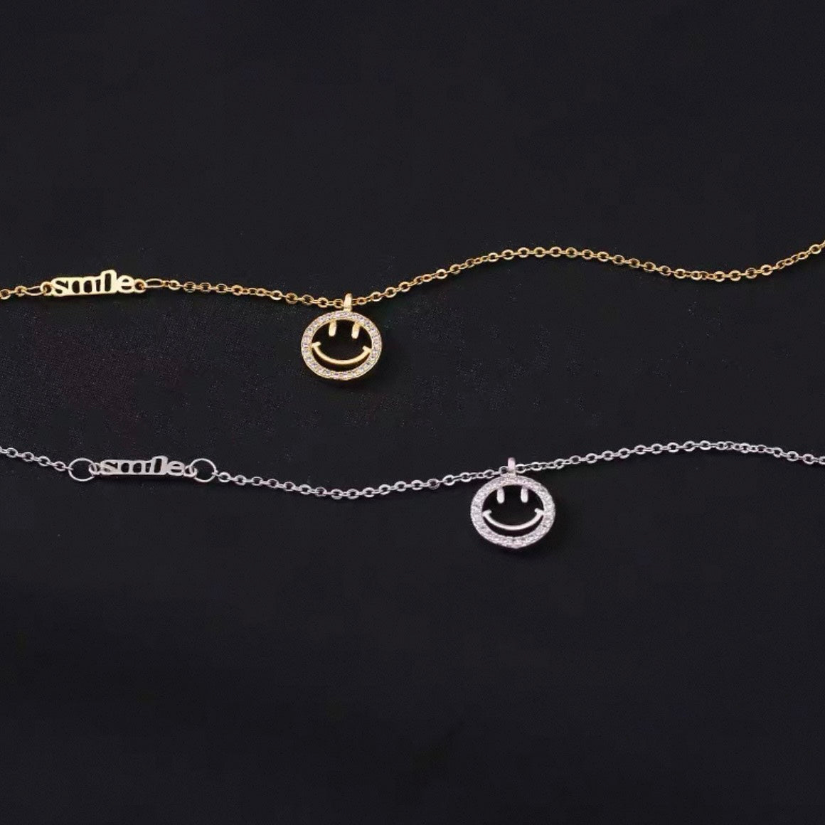 smile halo necklace