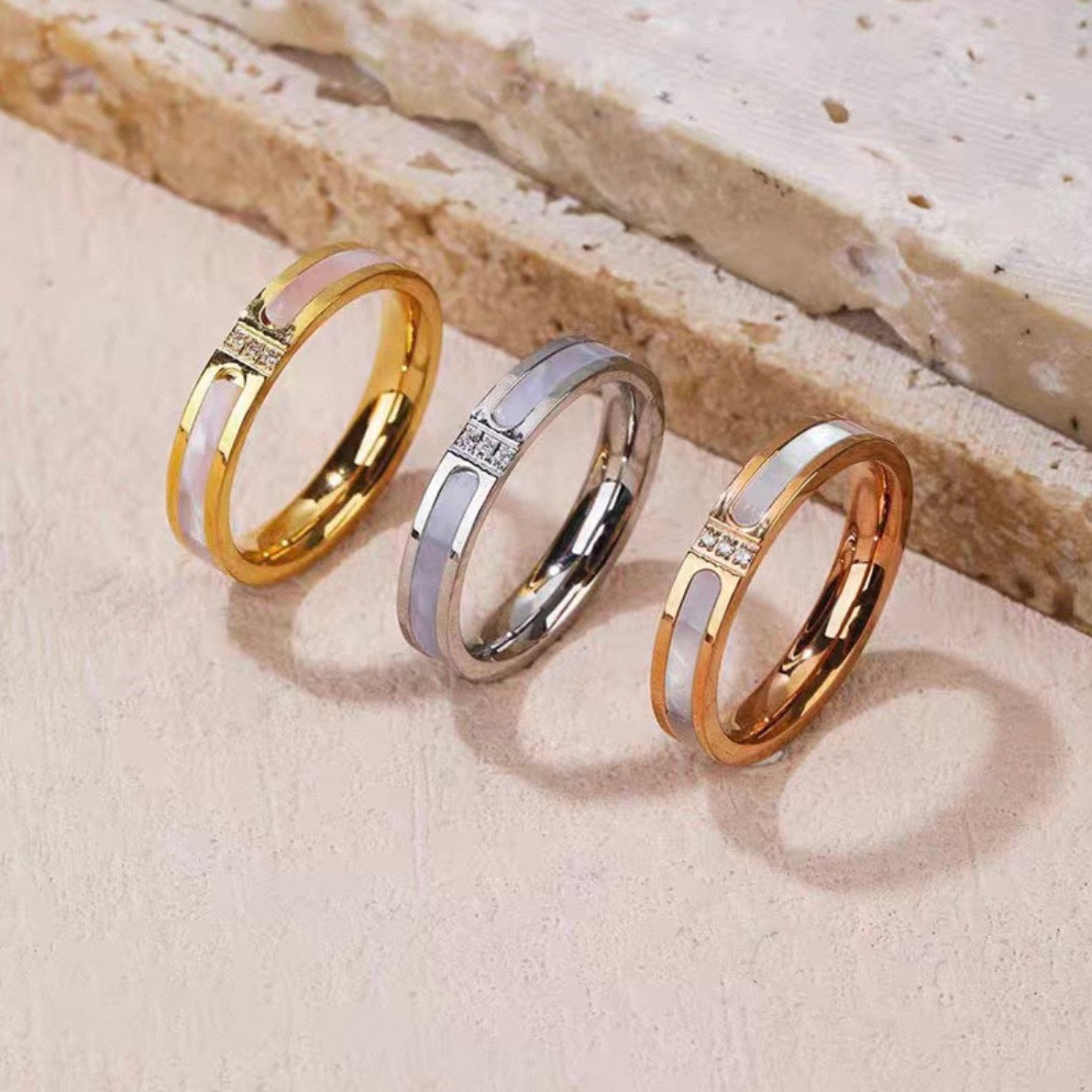 shell line ring