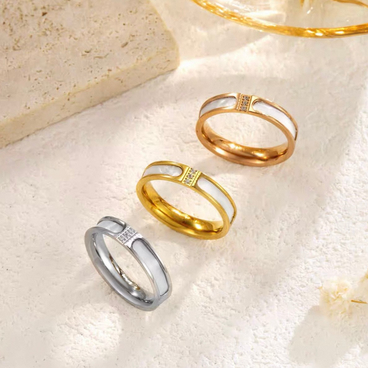 shell line ring