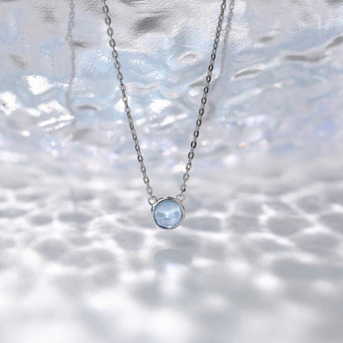 blue ocean necklace