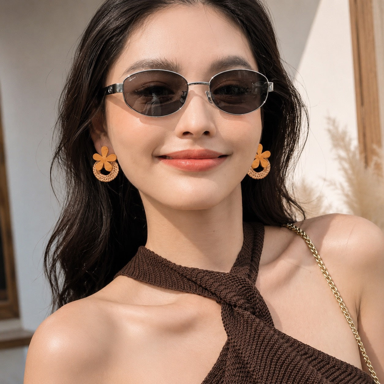 rattan flower pierce